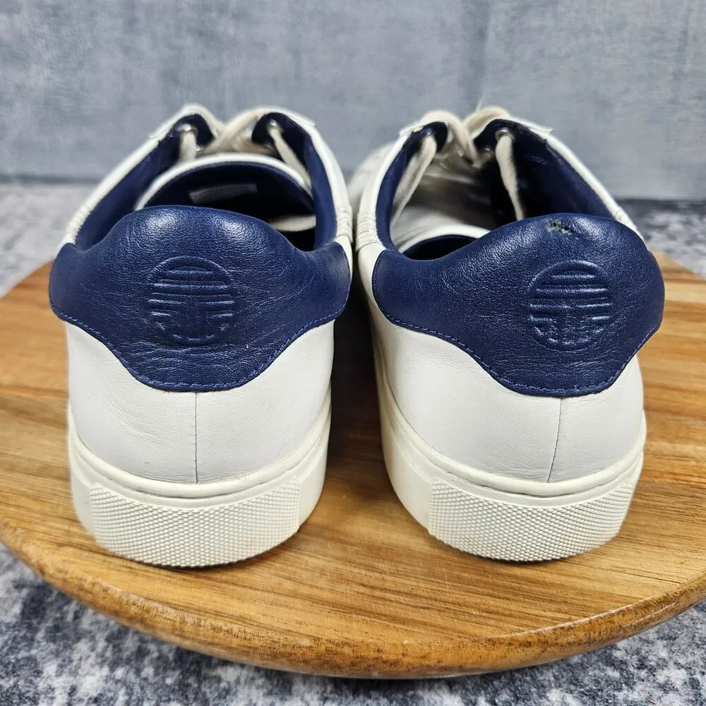 Tory Burch Howell Court Womens Size 9.5 M White Leather Athletic Sneakers Shoes